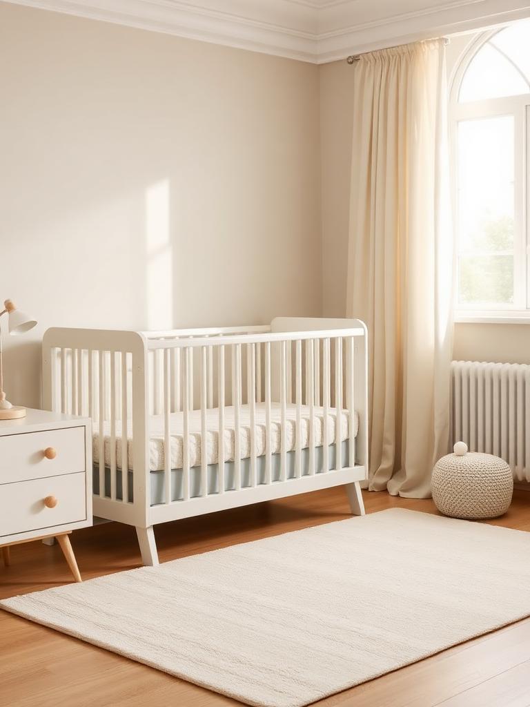 The Nursery styled with a Gatsby Baby rug