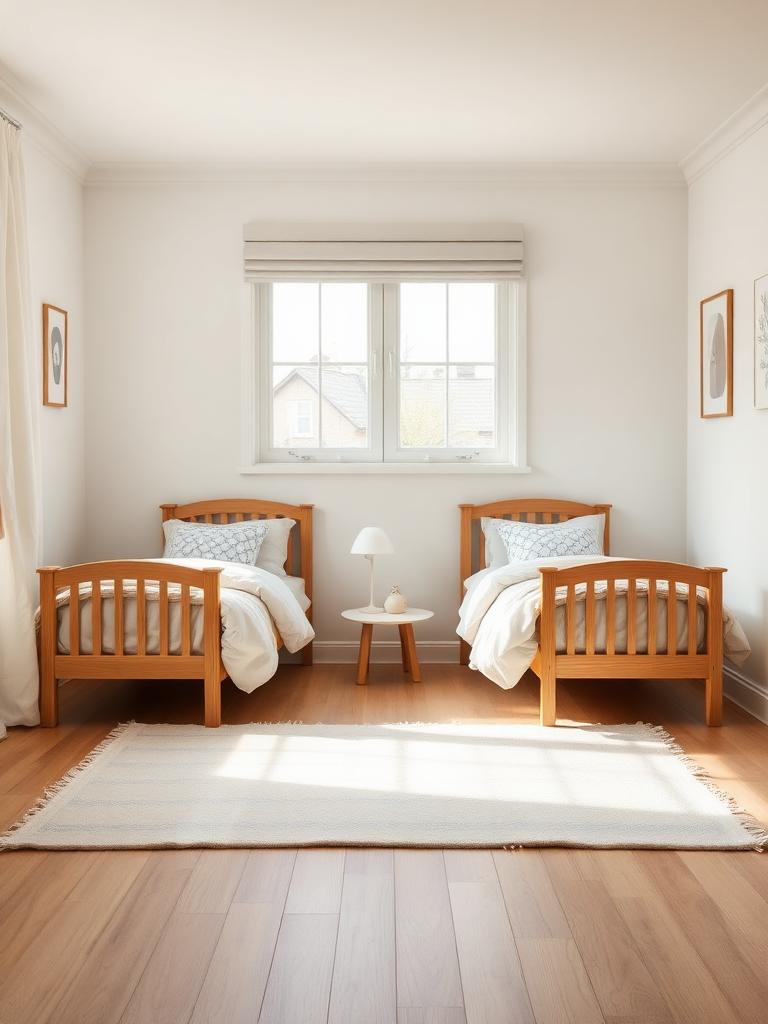 The Shared Bedroom styled with a Gatsby Baby rug
